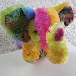St Louis Zoo Wild Republic Elephant 13" Rainbow Plush Toy Stuffed‎ Animal